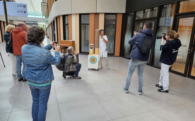 Zohealthy peukenkubus wordt geweldig ontvangen in het amphia ziekenhuis